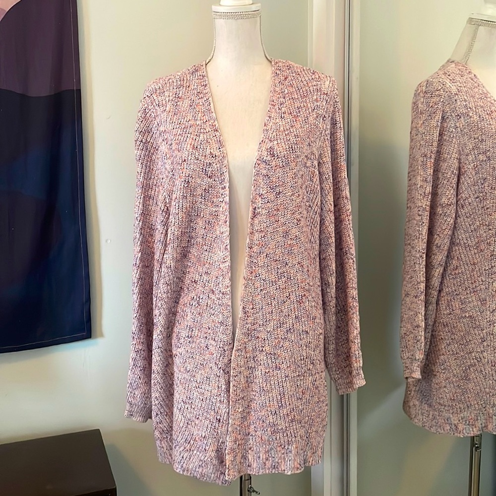 Lane Bryant Open-Front Knit Cardigan, Size 14/16
